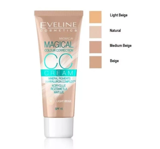 EVELINE MAGICAL CC 53 BEIGE CREAM 30ML