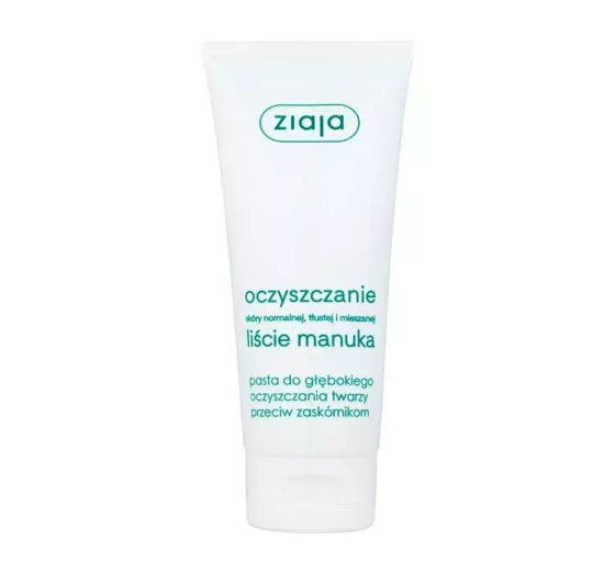 ZIAJA CLEANSING MANUKA LEAVES PASTE AGAINST BLACKHEADS 75ML
