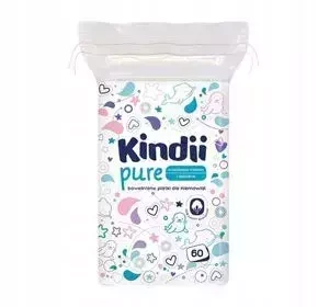 CLEANIC KINDII PURE COTTON PADS FOR BABIES 60 PIECES