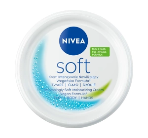 NIVEA Soft Intensely Moisturising Face, Body, and Hand Cream, 300 ml
