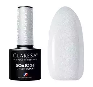 CLARESA SOAK OFF HYBRID NAIL POLISH FROSTY MORNING 5 5G