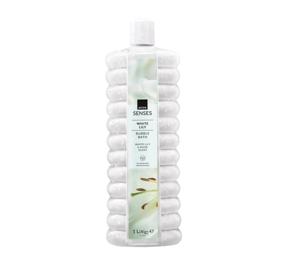 AVON BUBBLE BATH WHITE LILY 1000ML 