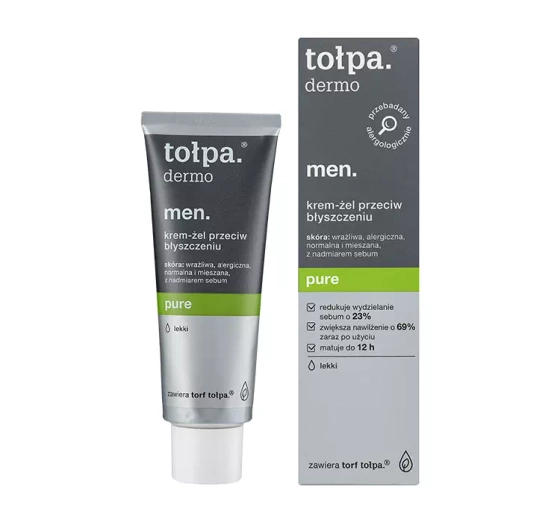 Click on photo to zoom it Tołpa Dermo Men Pure Anti-Shine Gel-Cream 40ml