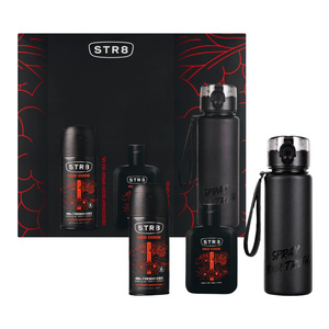 STR8 Red Code Eau de Toilette Spray 100 ml + Deodorant Spray 150 ml + 500 ml Water Bottle