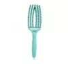 OLIVIA GARDEN FINGERBRUSH COMBO HAIR BRUSH MINT