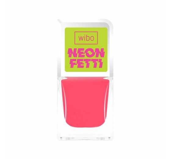 WIBO NEON FETTI REGURAL NAIL POLISH 4 8.5ML