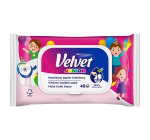 Velvet Junior Moist Toilet Paper 48 pcs