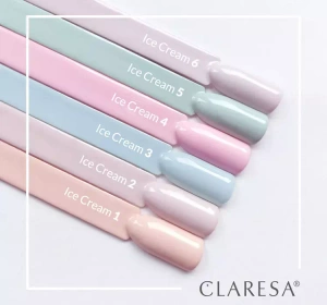 CLARESA SOAK OFF HYBRID NAIL POLISH ICE CREAM 6 5G