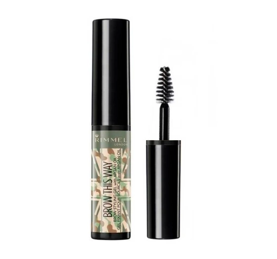 RIMMEL BROW THIS WAY CAMO COLLECTION BROW GEL 004 CLEAR 5ML