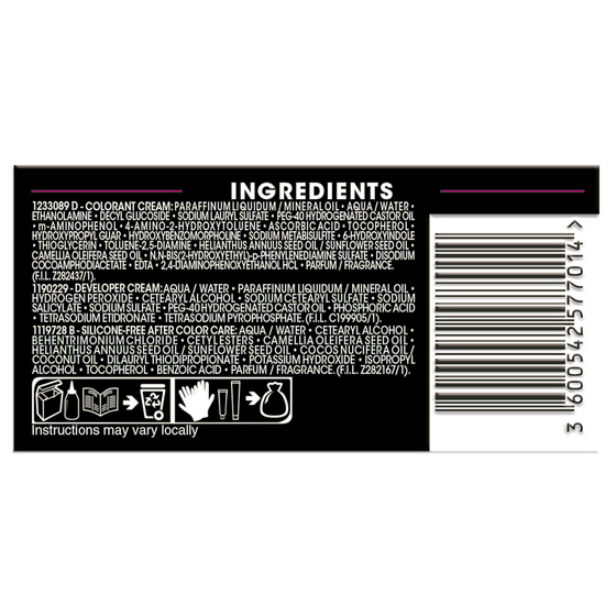 Garnier Olia permanent hair color no ammonia 4.12 Iridescent Dark Brown