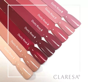 CLARESA SOAK OFF HYBRID NAIL POLISH DUSTY ROSE 8 5G