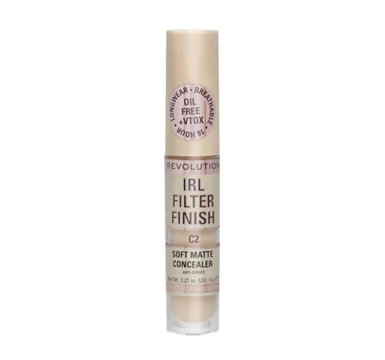 MAKEUP REVOLUTION IRL FILTER FINISH FACE CONCEALER C2 6G