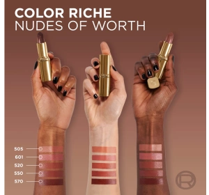 LOREAL COLOR RICHE LIPSTICK 601 WORTH IT 4.7G