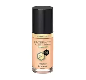 MAX FACTOR FACEFINITY ALL DAY FLAWLESS 3IN1 VEGAN FOUNDATION N42 IVORY 30ML