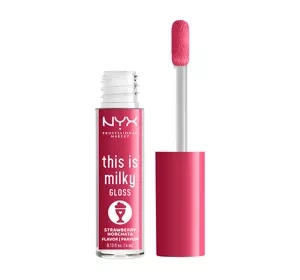 NYX PROFESSIONAL MAKEUP THIS IS MILKY LIP GLOSS 10 STRAWBERRY HORCHATA 4ML