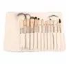 A SET OF 12 PROFESSIONAL MAKEUP BRUSHES + ETUI