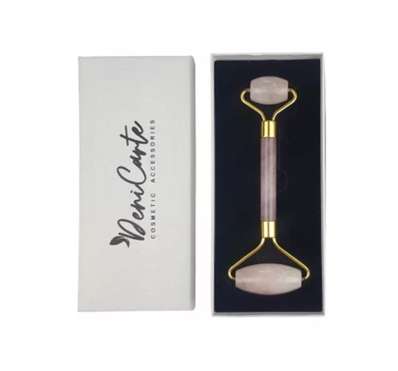 DENI CARTE ROLLER FACE MASSAGER PINK QUARTZ