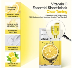 Mediheal Vitamin C Brightening and Moisturising Sheet Mask 24ml