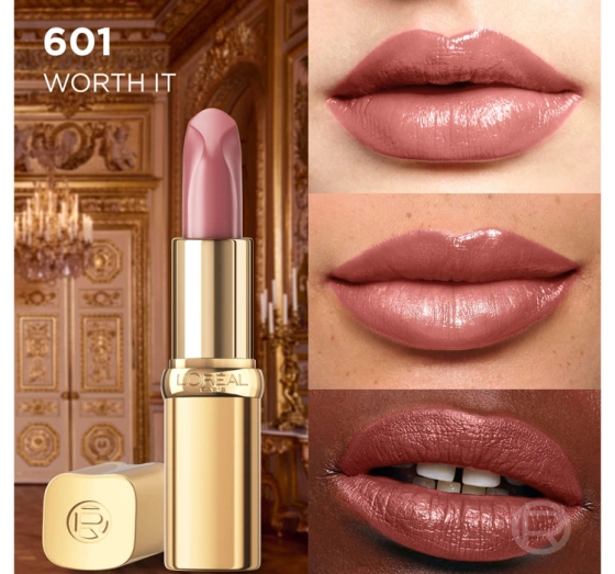 LOREAL COLOR RICHE LIPSTICK 601 WORTH IT 4.7G