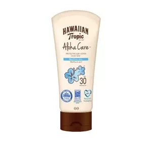 HAWAIIAN TROPIC ALOHA CARE PROTECTIVE SUN LOTION PROTECTIVE SUN LOTION SPF 30 180ML