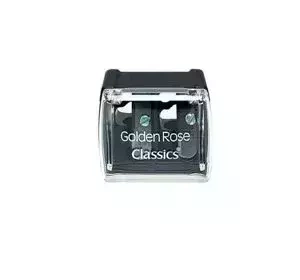 GOLDEN ROSE CLASSIC DOUBLE CRAYON SHARPENER PENCIL SHARPENER