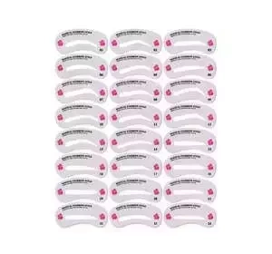 DENI CARTE EYEBROW STENCILS SET 24 PIECES