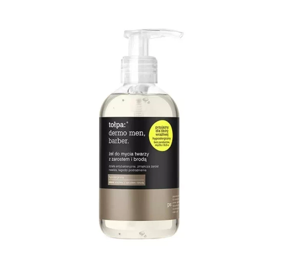 Tołpa Dermo Men Barber Face Wash for Beards 150ml