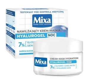 MIXA HYALUROGEL NIGHT MOISTURIZING MASK CREAM