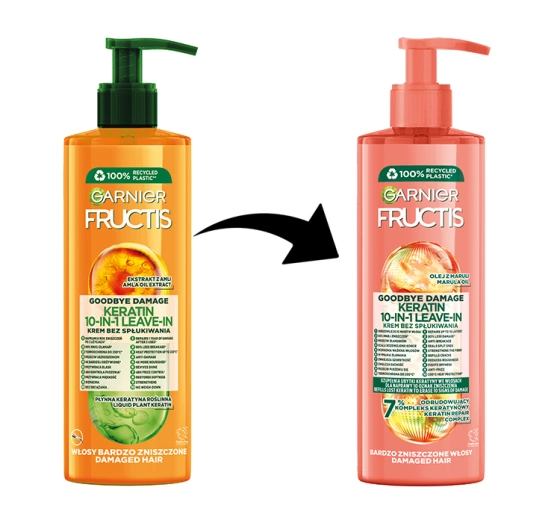 GARNIER FRUCTIS GOODBYE DAMAGE 10 IN 1 LEAVE IN CREAM 400ML