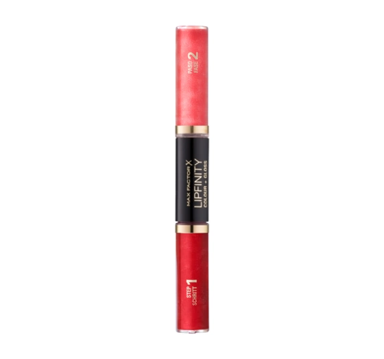 MAX FACTOR LIPFINITY COLOUR & GLOSS DUAL-SIDED LIQUID LIPSTICK 560 RED RADIANT 6ML