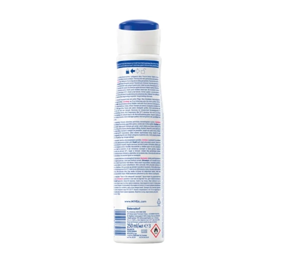 NIVEA Black&White Invisible Clear Antiperspirant Spray for Women 250ml