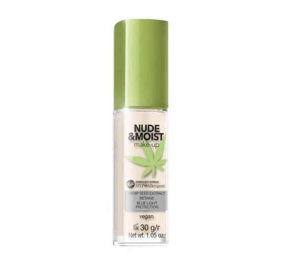 BELL HYPOALLERGENIC NUDE&MOIST MAKE-UP FOUNDATION 02 BEIGE 30G