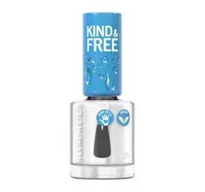 RIMMEL KIND & FREE VEGAN NAIL POLISH 150 TOP COAT 8ML