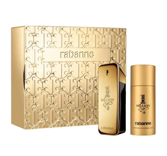 Click on photo to zoom it PACO RABANNE 1 MILLION EAU DE TOILETTE SPRAY 100ML + DEODORANT 150ML
