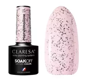 CLARESA SOAK OFF HYBRID NAIL POLISH MARSHMALLOW 13 5ML