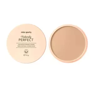 MISS SPORTY NATURALLY PERFECT FACE POWDER 002 LIGHT 10G
