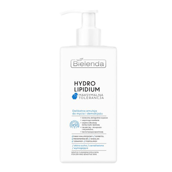 Click on photo to zoom it BIELENDA HYDRO LIPIDIUM GENTLE CLEANSING EMULSION 300ML