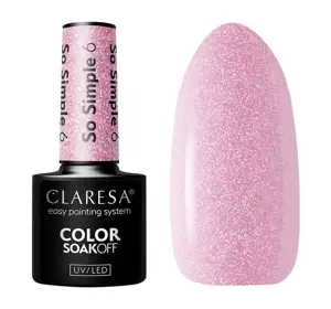 CLARESA SOAK OFF HYBRID NAIL POLISH SO SIMPLE 6 5G