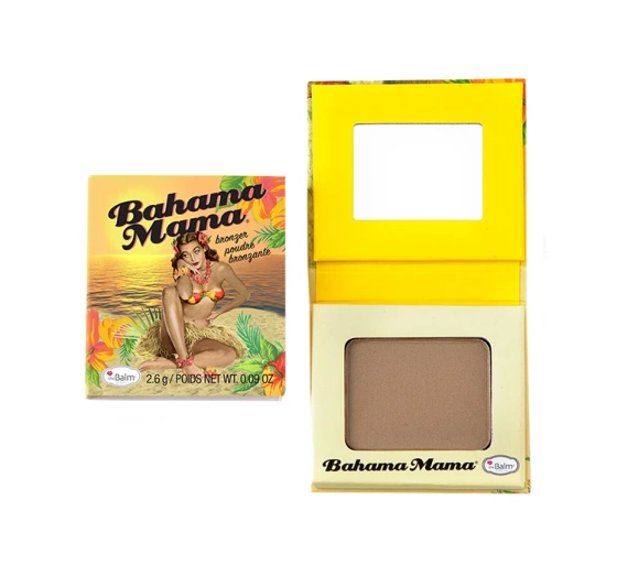 THE BALM BAHAMA MAMA TRAVEL SIZE FACE BRONZER BRONZING POWDER 3G