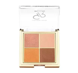 GOLDEN ROSE QUATTRO EYESHADOW PALETTE 07 BRONZE VISION 4x2.2G