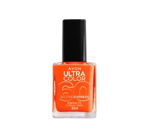 AVON ULTRA COLOR 60 SECOND EXPRESS QUICK DRYING NAIL ENAMEL MAD-ARIN 10ML