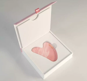 FLUFF GUA SHA STONE STONE FOR FACE MASSAGE PINK QUARTZ