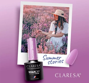 CLARESA SOAK OFF HYBRID NAIL POLISH SUMMER STORIES 7 5ML