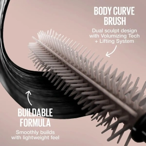 Maybelline Lash Sensational Body Volumising Mascara Waterproof Black 9.75ml