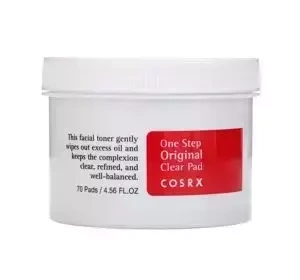 COSRX ONE STEP ORIGINAL CLEAR PAD EXFOLIATING AND CLEANSING PADS 70 PCS.