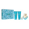 VERSACE DYLAN TURQUOISE POUR FEMME EAU DE TOILETTE SPRAY 100ML + 5ML + 2 X GEL 100ML
