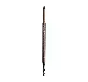 LUMENE LONGWEAR EYEBROW DEFINER VEGAN AUTOMATIC BROW PENCIL 4 RICH BROWN 0.09G