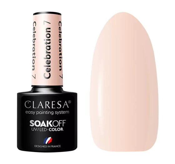 CLARESA SOAK OFF CLARESA SOAK OFF HYBRID NAIL POLISH  CELEBRATION 7 5G