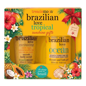 Treaclemoon Brazilian Love Body Care Set with Shower Gel 500ml + Body Scrub 225ml