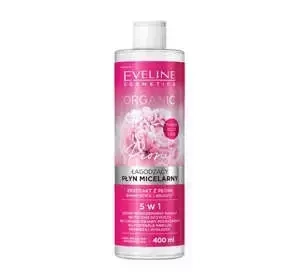 EVELINE ORGANIC PEONY SOOTHING MICELLAR WATER MAKE-UP REMOVER 5IN1 400ML